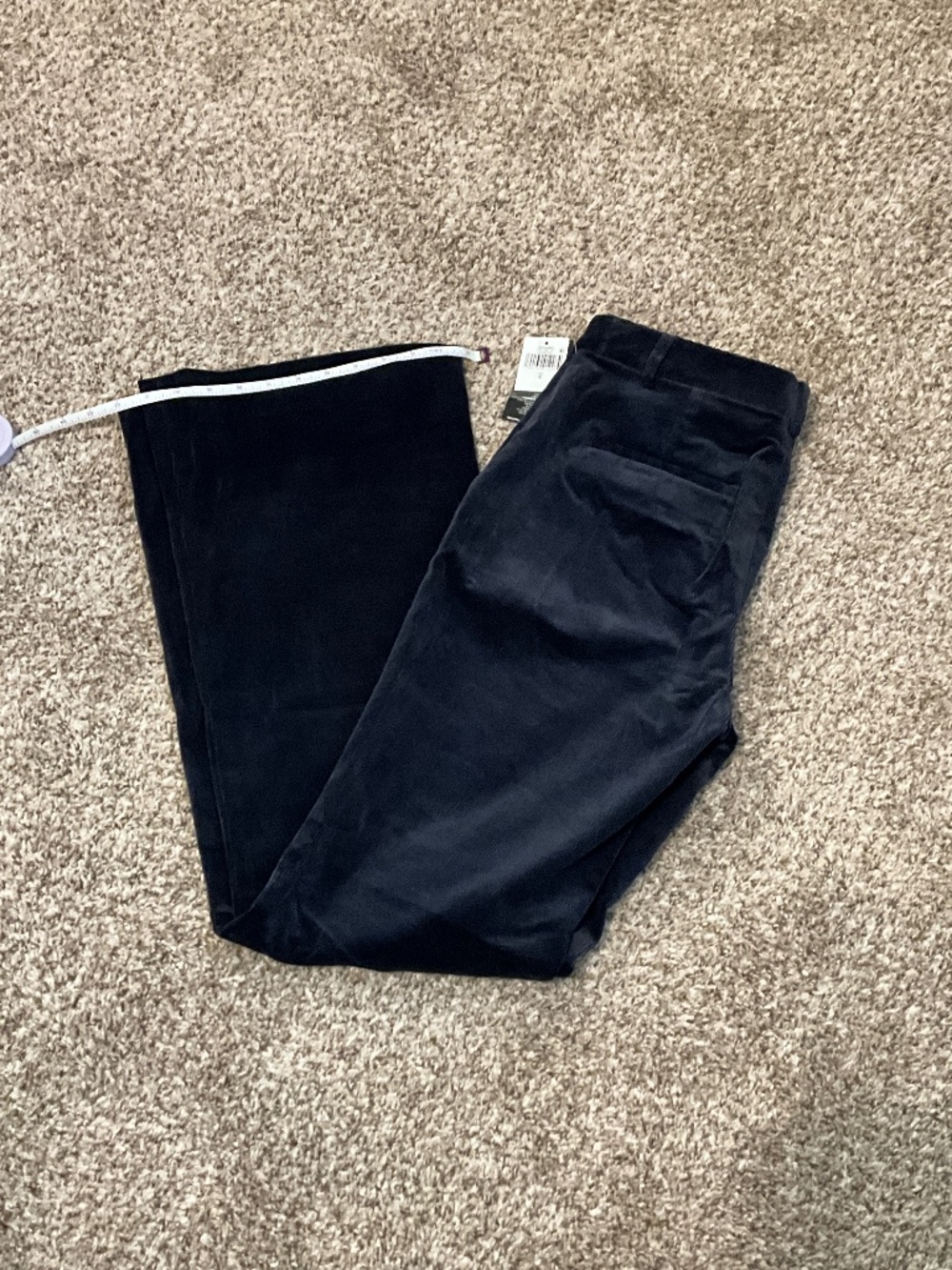 Dark Blue Cord wide leg pants NWT. 4